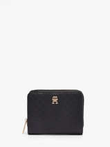 Portefeuille Tommy hilfiger Zwart th icon AW18474