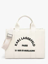 Handtas Rsg Leder Karl lagerfeld Wit rsg B1W30041