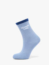 Sokken Pieces Blauw socks women 17168185