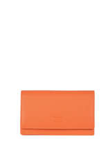 Portefeuille Caviar Leder Crinkles Oranje caviar 14001