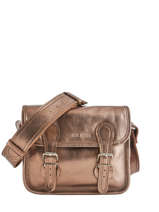 Cross Body Tas La Sacoche Leder Paul marius Roze vintage S