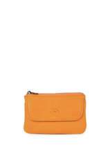 Portemonnee Leder Katana Geel marina 753120