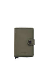 Kaarthouder Leder Secrid matte MM