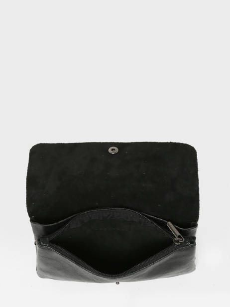 Cross Body Tas Nine Leder Milano Zwart nine NI23067 ander zicht 3