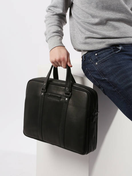 Business Tas Arthur 3 Compartimenten Arthur & aston Zwart johany 5 ander zicht 2