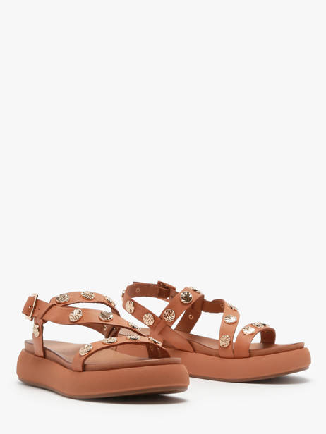 Sandalen Uit Leder Inuovo Groen women A96019 ander zicht 2