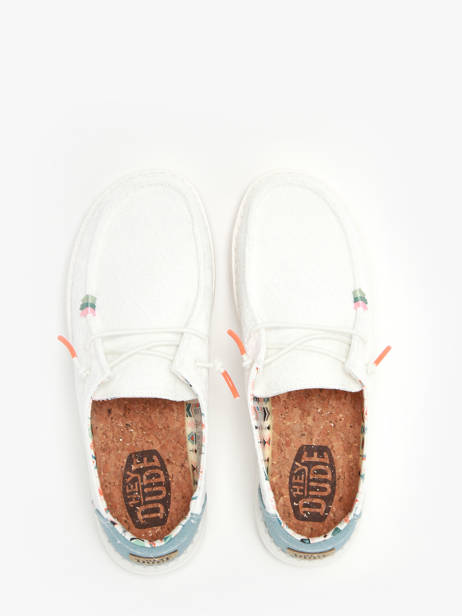 Mocassins Hey dude Wit women 40054 ander zicht 3
