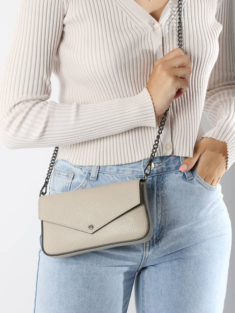 Cross Body Tas Caviar Leder Milano Beige caviar CA240612 ander zicht 1