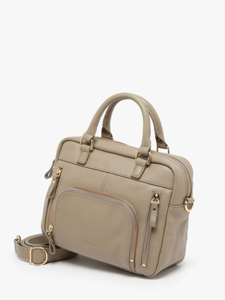 Cross Body Tas Baby Macy Leder Nat et nin Beige vintage BABYMACY ander zicht 2