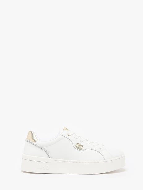 Sneakers Silvia 95 Uit Leder Liu jo Wit women BF4021P0