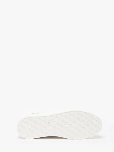 Sneakers Silvia 95 Uit Leder Liu jo Wit women BF4021P0 ander zicht 5