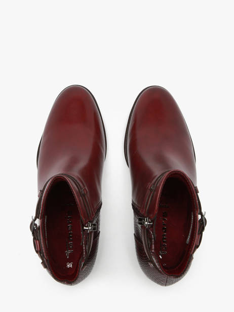 Enkellaarsjes Uit Leder Tamaris Rood women 43 ander zicht 4