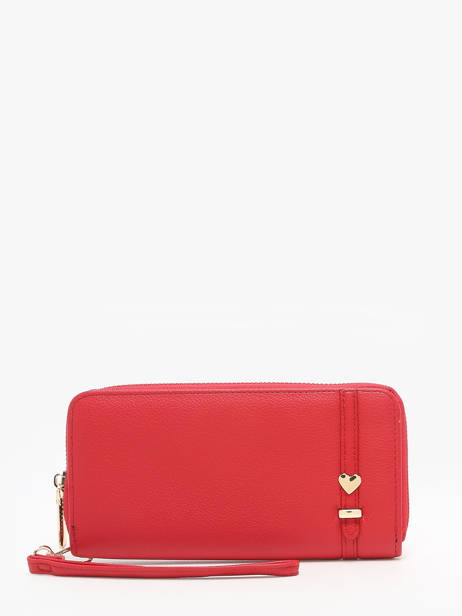 Portefeuille Met Kaarthouder Miniprix Rood love 78SM2642 ander zicht 2