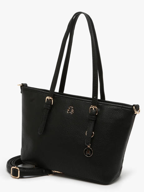 Schoudertas Zip Lulu castagnette Zwart zip WILFRIED ander zicht 2