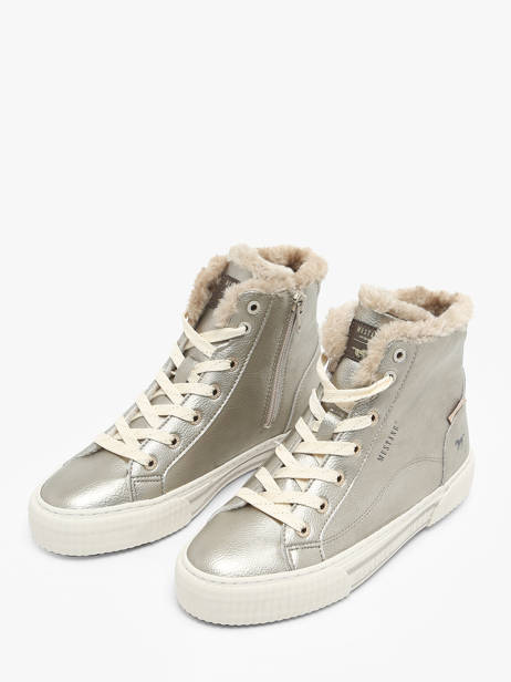 Sneakers Mustang Zilver women 1442602 ander zicht 2