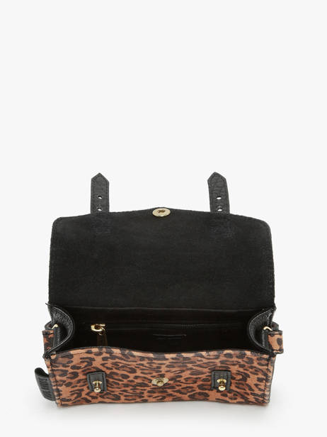 Cross Body Tas Mini Leopard Leder Paul marius Bruin leopard MINILEO ander zicht 3