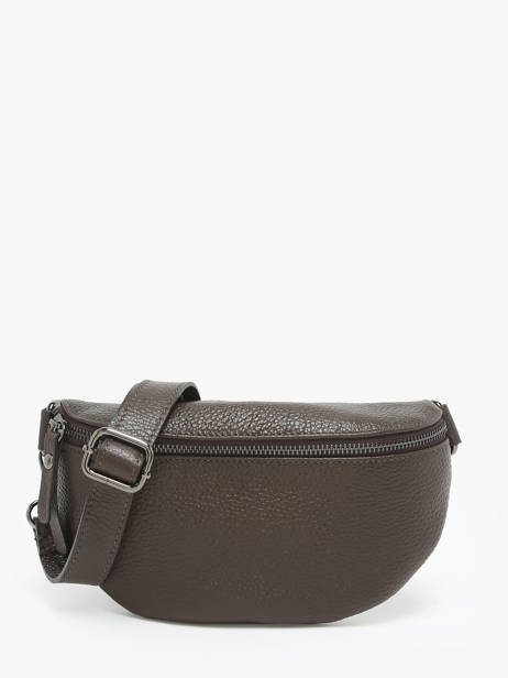 Heuptasje Caviar Leder Milano Bruin caviar CA19091B