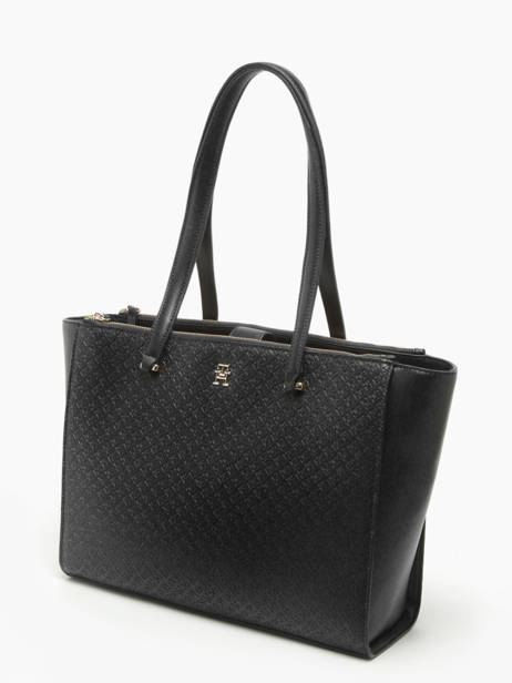 Schoudertassen Th Eternity Polyurethaan Tommy hilfiger Zwart th eternity AW16948 ander zicht 2