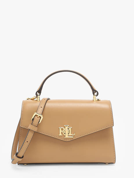 Handtassen Farrah Leder Lauren ralph lauren Beige farrah 31968761