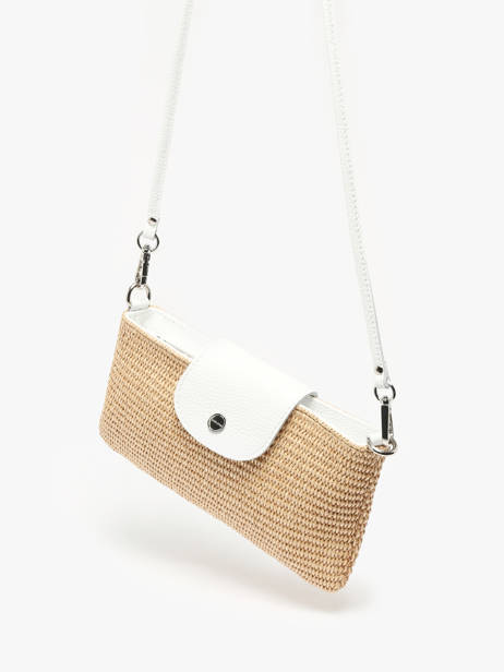 Cross Body Tas Mini Osier Italie Lancaster Wit mini osier italie 117 ander zicht 2