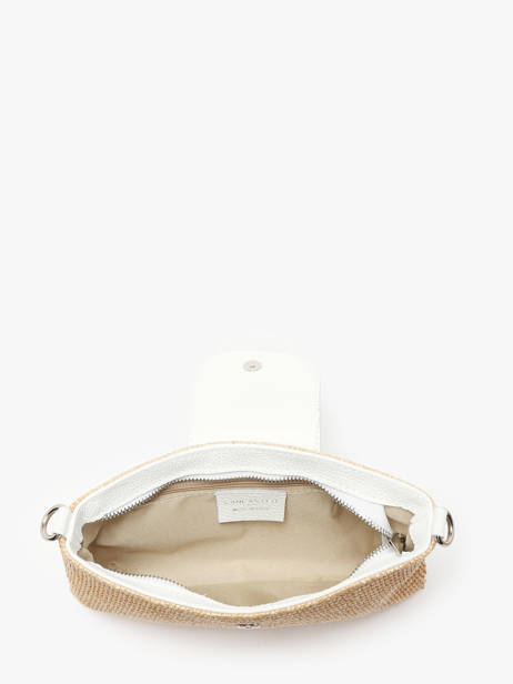 Cross Body Tas Mini Osier Italie Lancaster Wit mini osier italie 117 ander zicht 3
