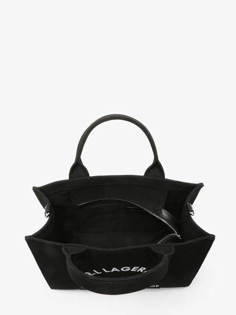Handtas Rsg Katoen Karl lagerfeld Zwart rsg A1W50010 ander zicht 3