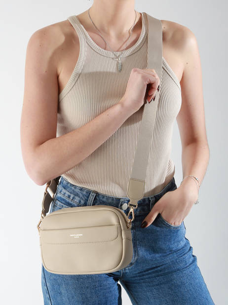 Cross Body Tas Brugge David jones Beige brugge CM7397 ander zicht 1