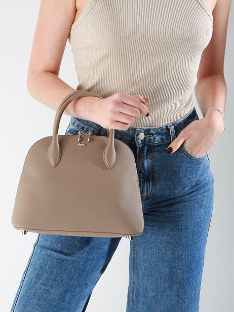 Handtassen Daily City Lacoste Beige daily city NF4762DZ ander zicht 1