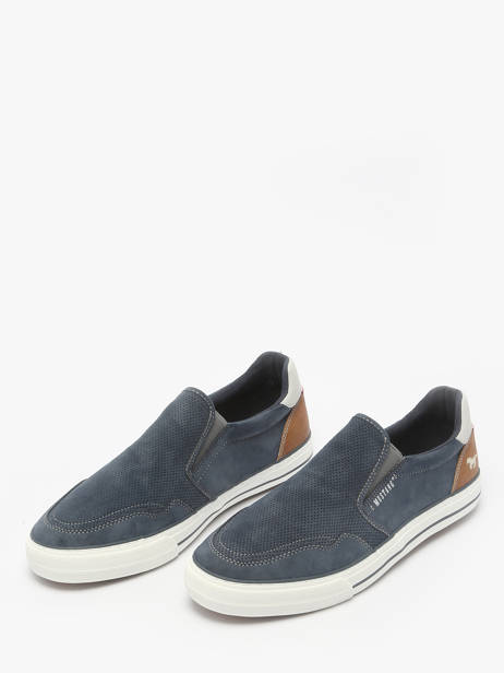 Sneakers Mustang Blauw men 4198402 ander zicht 2