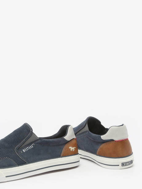 Sneakers Mustang Blauw men 4198402 ander zicht 3