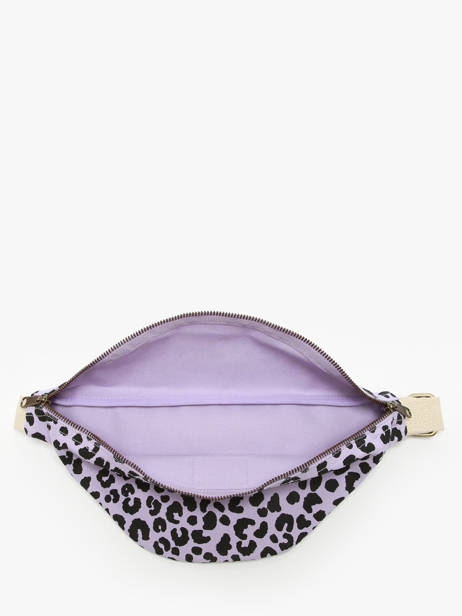 Heuptasje Hindbag Violet leopard LE ander zicht 3