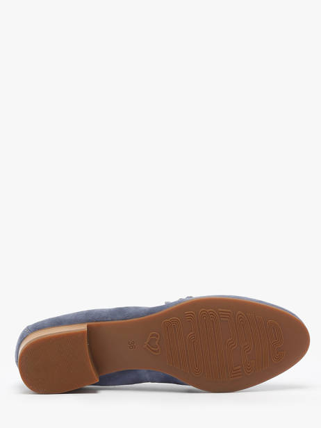Mocassins Zanga Uit Leder Mam'zelle Blauw women 4154304 ander zicht 5