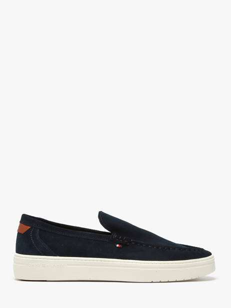 Mocassins Uit Leder Tommy hilfiger Blauw men 5354DW5