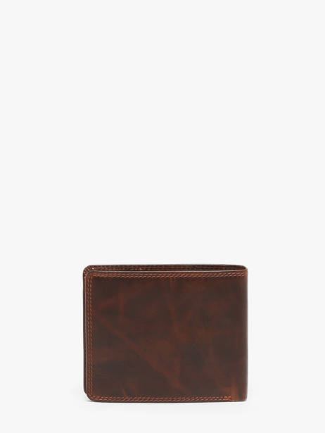Chequehouder Met Kaarthouder Leder Maverick Bruin the original MAVTO006 ander zicht 2
