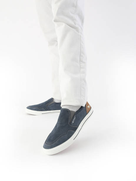 Sneakers Mustang Blauw men 4198402 ander zicht 1