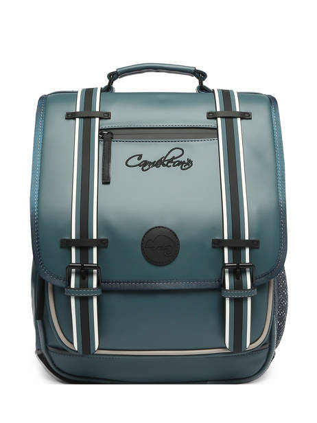 Rugzak Vintage North 2 Compartimenten Cameleon Blauw vintage north 28349-22 ander zicht 7