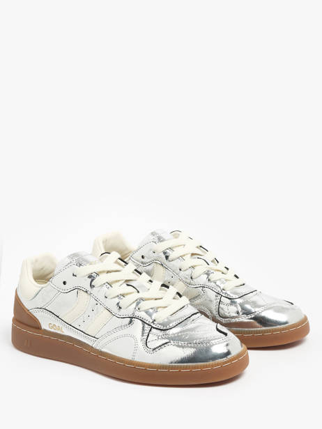 Sneakers Goal Uit Leder Coolway Zilver women 7683172 ander zicht 2
