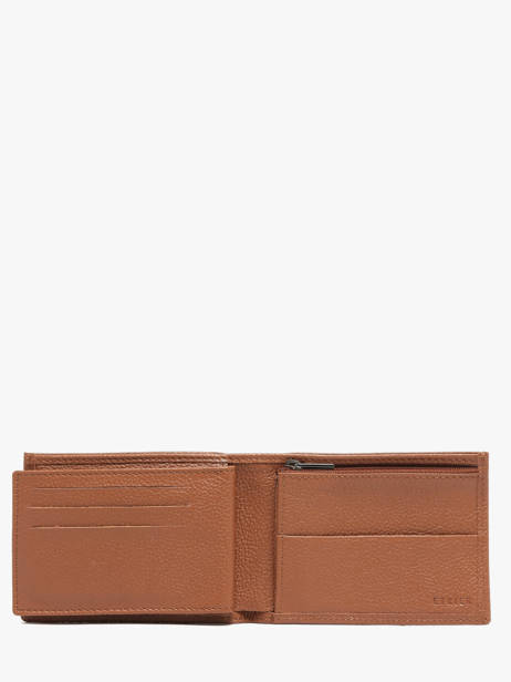 Portefeuille Madras Leder Etrier Bruin madras EMAD438 ander zicht 2