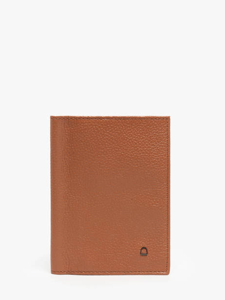 Paspoorthoes Madras Leder Etrier Bruin madras EMAD025
