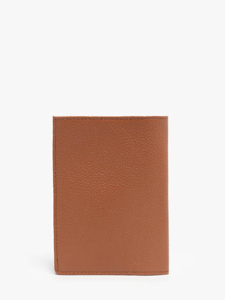 Paspoorthoes Madras Leder Etrier Bruin madras EMAD025 ander zicht 2