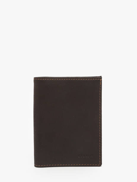 Portefeuille Oil Leder Etrier Bruin oil EOIL241
