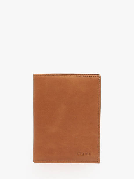Portefeuille Oil Leder Etrier Bruin oil EOIL247