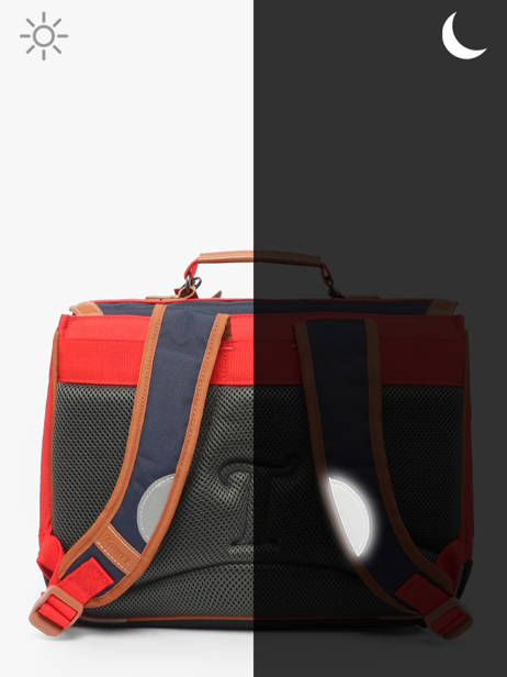 Boekentas 1 Compartiment Tann's Rood les fantaisies g 35124 ander zicht 5