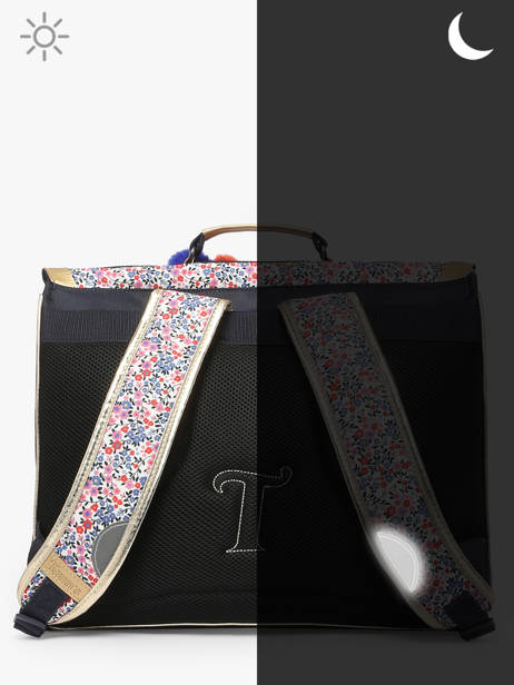 Boekentas 2 Compartimenten Tann's Blauw les fantaisies f 41265 ander zicht 5