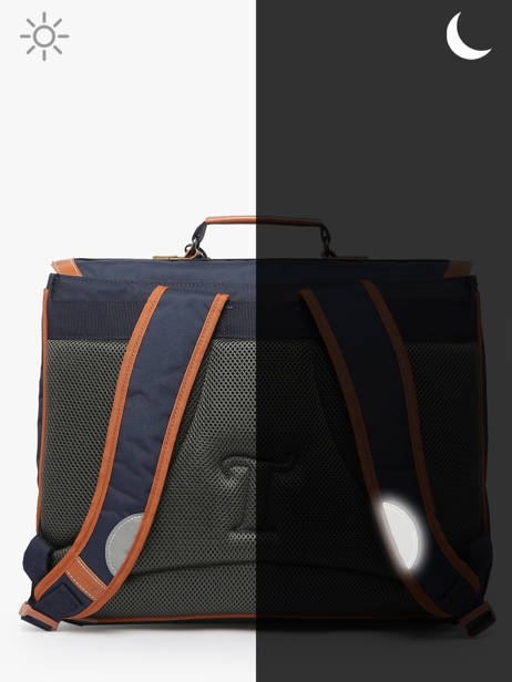 Boekentas 2 Compartimenten Tann's Blauw les fantaisies g 41111 ander zicht 4