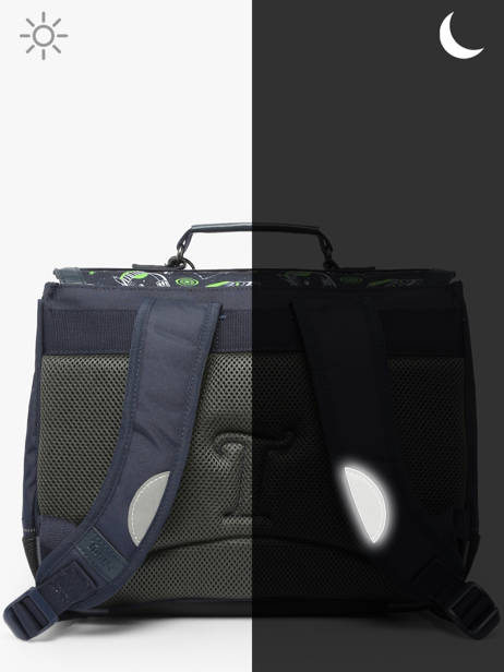Boekentas 2 Compartimenten Tann's Blauw les fantaisies g 38142 ander zicht 5