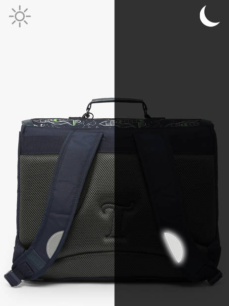 Boekentas 2 Compartimenten Tann's Blauw les fantaisies g 41142 ander zicht 5
