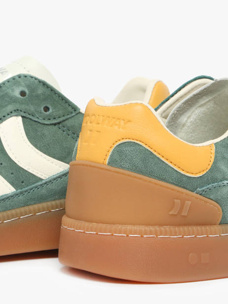 Sneakers Goal Uit Leder Coolway Groen men 8663458 ander zicht 3