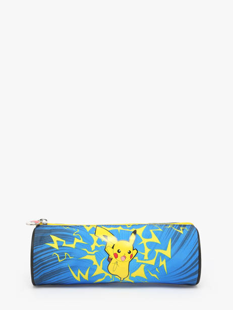 Pennenzak 1 Compartiment Pokemon Blauw pikachu eclair 25IK207P