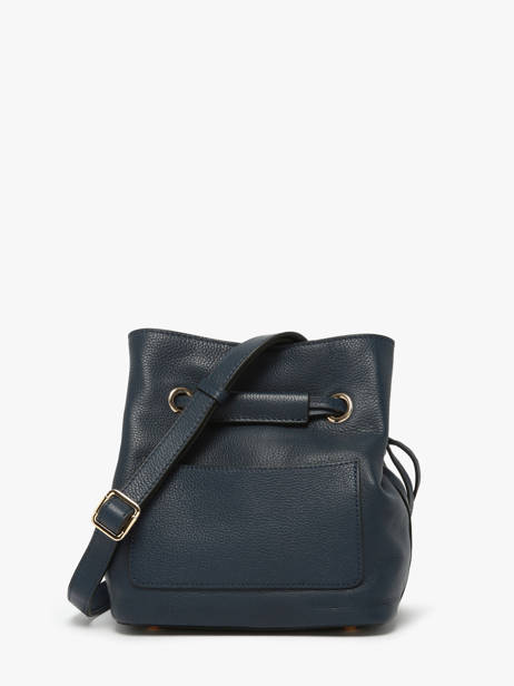 Bucket Bag S Tradition Leder Etrier Blauw tradition ETRA004S ander zicht 3